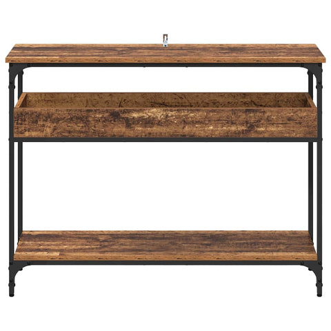 vidaXL Console Table Old wood 100 x 29 x 75 cm Engineered wood