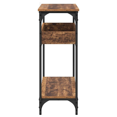 vidaXL Console Table Old wood 100 x 29 x 75 cm Engineered wood