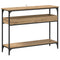 vidaXL Console Table Artisan oak 100 x 29 x 75 cm Engineered wood