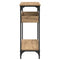 vidaXL Console Table Artisan oak 100 x 29 x 75 cm Engineered wood