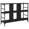 vidaXL Sideboard Black 102 x 32 x 73.5 cm Engineered wood