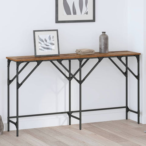 vidaXL Console Table Old wood 140 x 29 x 75 cm Engineered wood