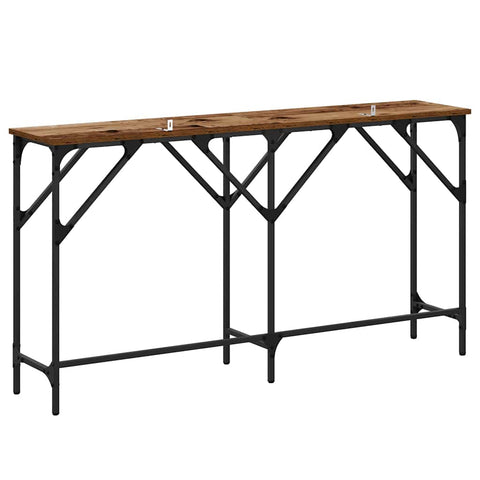 vidaXL Console Table Old wood 140 x 29 x 75 cm Engineered wood