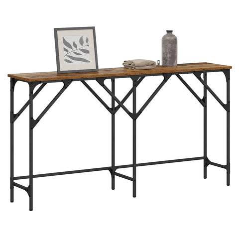 vidaXL Console Table Old wood 140 x 29 x 75 cm Engineered wood