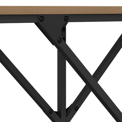 vidaXL Console Table Artisan oak 140 x 29 x 75 cm Engineered wood