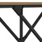 vidaXL Console Table Artisan oak 140 x 29 x 75 cm Engineered wood