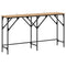 vidaXL Console Table Artisan oak 140 x 29 x 75 cm Engineered wood