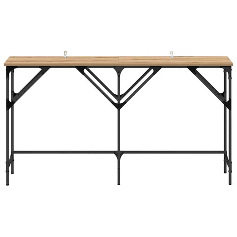 vidaXL Console Table Artisan oak 140 x 29 x 75 cm Engineered wood