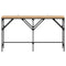 vidaXL Console Table Artisan oak 140 x 29 x 75 cm Engineered wood