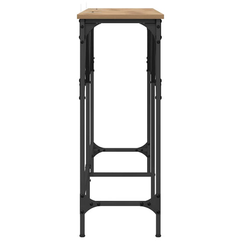 vidaXL Console Table Artisan oak 140 x 29 x 75 cm Engineered wood