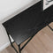 vidaXL Console Table Black oak 140 x 29 x 75 cm Engineered wood
