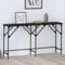 vidaXL Console Table Black oak 140 x 29 x 75 cm Engineered wood
