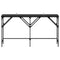 vidaXL Console Table Black oak 140 x 29 x 75 cm Engineered wood