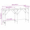 vidaXL Console Table Black oak 140 x 29 x 75 cm Engineered wood