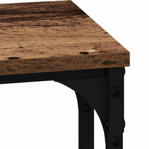 vidaXL Nesting Coffee Table 3 pcs Old wood 50.5 x 35 x 53 cm