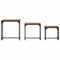 vidaXL Nesting Coffee Table 3 pcs Old wood 50.5 x 35 x 53 cm