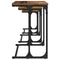 vidaXL Nesting Coffee Table 3 pcs Old wood 50.5 x 35 x 53 cm