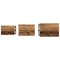 vidaXL Nesting Coffee Table 3 pcs Old wood 50.5 x 35 x 53 cm