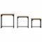 vidaXL Nesting Coffee Table 3 pcs Artisan oak 50.5 x 35 x 53 cm