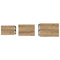 vidaXL Nesting Coffee Table 3 pcs Artisan oak 50.5 x 35 x 53 cm