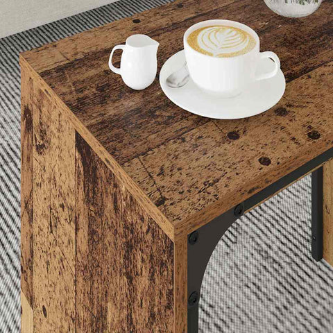 vidaXL Nesting Coffee Table 3 pcs Old wood 60 x 35 x 56 cm