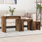 vidaXL Nesting Coffee Table 3 pcs Old wood 60 x 35 x 56 cm