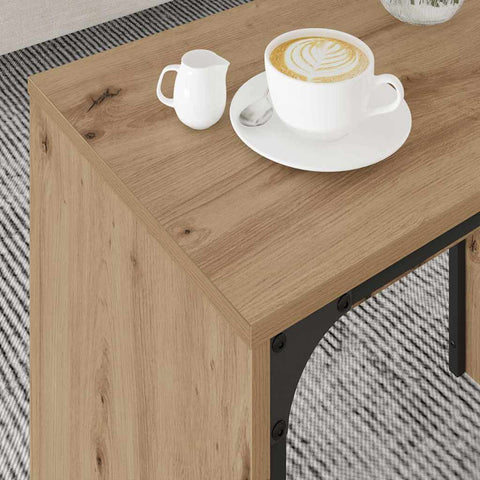 vidaXL Nesting Coffee Table 3 pcs Artisan oak 60 x 35 x 56 cm