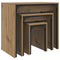 vidaXL Nesting Coffee Table 3 pcs Artisan oak 60 x 35 x 56 cm