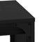 vidaXL Nesting Coffee Table 3 pcs Black oak 60 x 35 x 56 cm