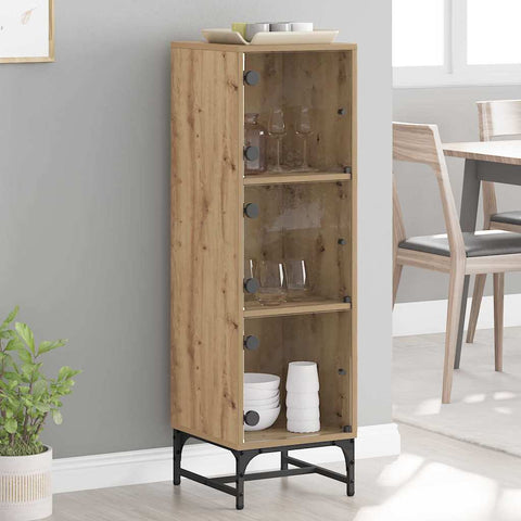 vidaXL Highboard Artisan oak 35 x 37 x 117 cm Engineered wood