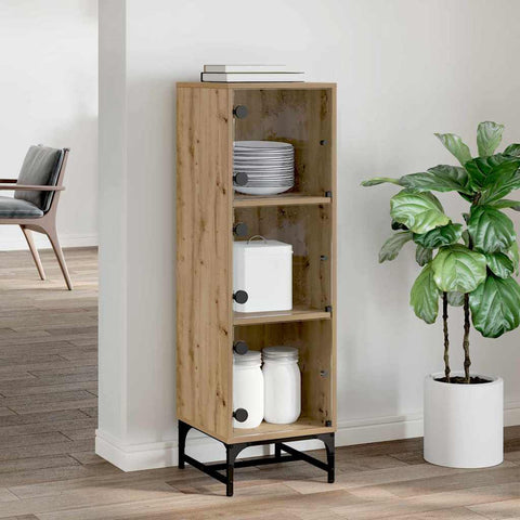 vidaXL Highboard Artisan oak 35 x 37 x 117 cm Engineered wood