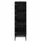 vidaXL Highboard Black oak 35 x 37 x 117 cm Engineered wood
