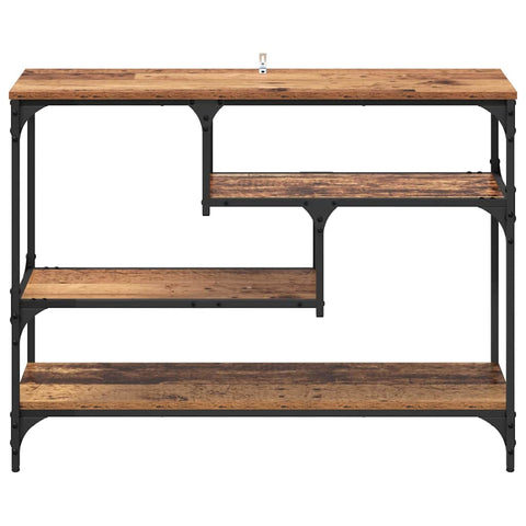 vidaXL Console Table Old wood 100 x 30 x 75 cm Engineered wood