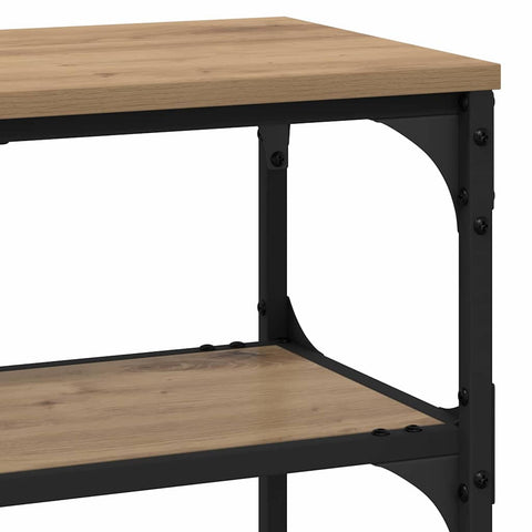 vidaXL Console Table Artisan oak 100 x 30 x 75 cm Engineered wood