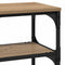 vidaXL Console Table Artisan oak 100 x 30 x 75 cm Engineered wood