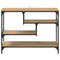 vidaXL Console Table Artisan oak 100 x 30 x 75 cm Engineered wood