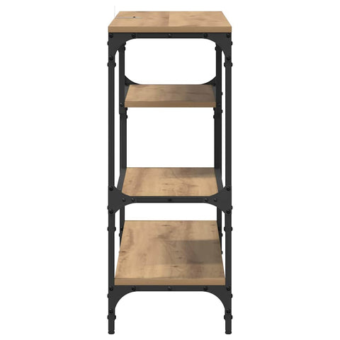 vidaXL Console Table Artisan oak 100 x 30 x 75 cm Engineered wood