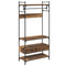 vidaXL Wardrobe with Shelf Old wood 89 x 39 x 184.5 cm Engineered wood