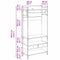 vidaXL Wardrobe with Shelf Old wood 89 x 39 x 184.5 cm Engineered wood
