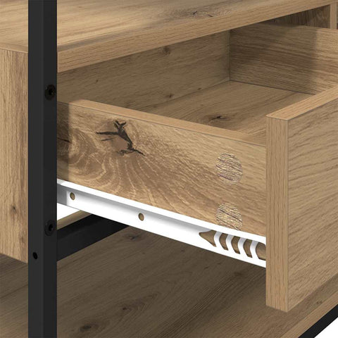 vidaXL Wardrobe Artisan oak 89 x 39 x 184.5 cm Engineered wood