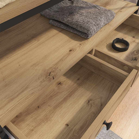 vidaXL Wardrobe Artisan oak 89 x 39 x 184.5 cm Engineered wood