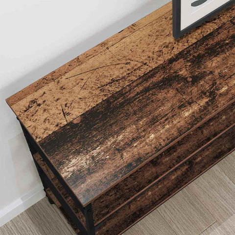 vidaXL Console Table Old wood 100 x 32 x 75 cm Engineered wood