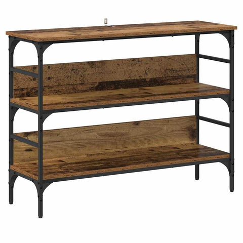 vidaXL Console Table Old wood 100 x 32 x 75 cm Engineered wood