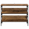 vidaXL Console Table Old wood 100 x 32 x 75 cm Engineered wood