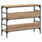 vidaXL Console Table Artisan oak 100 x 32 x 75 cm Engineered wood