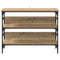 vidaXL Console Table Artisan oak 100 x 32 x 75 cm Engineered wood