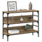 vidaXL Console Table Artisan oak 100 x 32 x 75 cm Engineered wood