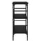 vidaXL Console Table Black oak 100 x 32 x 75 cm Engineered wood