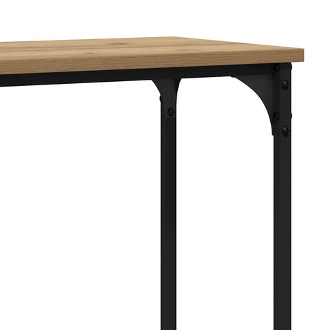 vidaXL Console Table Artisan oak 160 x 29 x 80 cm Engineered wood