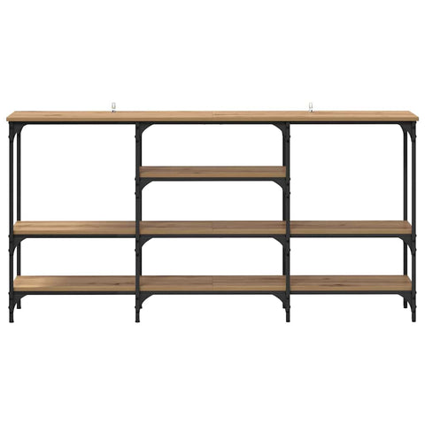 vidaXL Console Table Artisan oak 160 x 29 x 80 cm Engineered wood